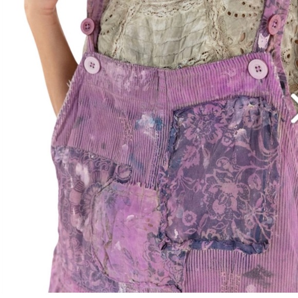 ISO MAGNOLIA PEARL - OOAK - Yarn Dyed Patchwork Overalls from MP Trade. - Picture 5 of 5